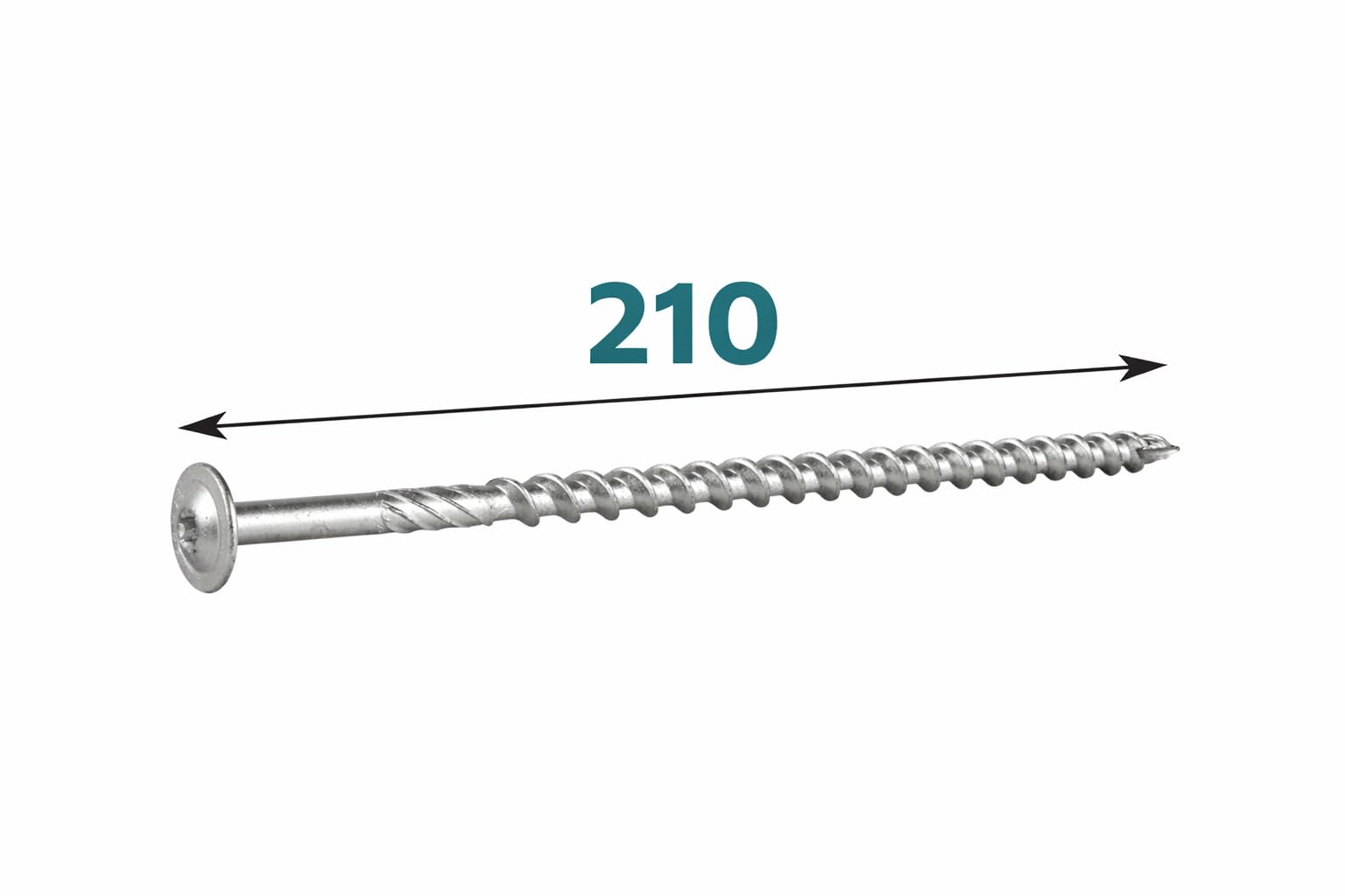 ESSVE HL-W TX40 C4 - Tornillo para hormigón aireado (10 x 185, 10 x 210 mm, para cargas pesadas, sin taladrar, ETA-20/0335, CE, fijación de soporte, resistente a la corrosión, para hormigón gaseoso