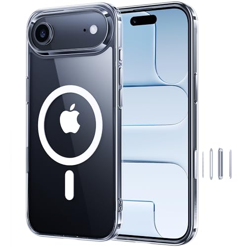 Coque antichoc iPhone 17 Air transparente Magsafe anti-jaunissement