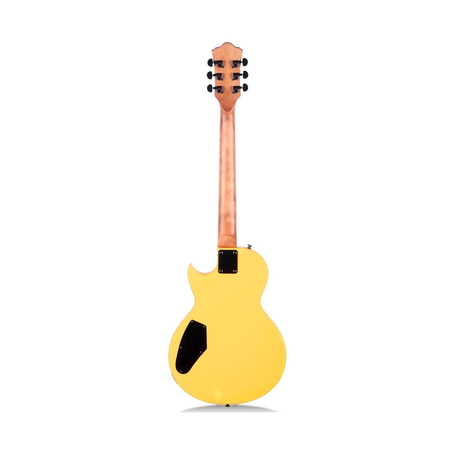 Solidna Gitara Elektryczna Z Klonowym Gryfem I Kolorowym Korpusem Z Topoli(Yellow)
