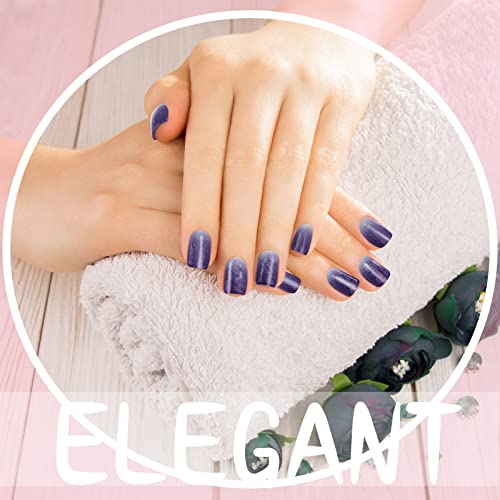 336 Pieces 24 Sheets Full Wrap Nail Polish Stickers Nail Strips Self-Adhesive Gel Nail Strips Art Decals With Nail File For Home Women Girls Diy Nail Decorations (Elegant Style) #TOP4