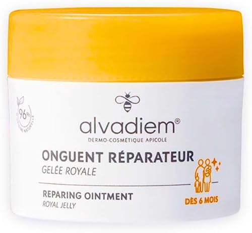 Onguent Réparateur Gelée Royale Baume Crevasses Mains Pieds Alvadiem