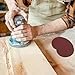 Gadpiparty 100 Pcs 5 Sanding Pads Industry Sanding Pads Red Sanding Papers Drill Grinding Tools Aluminum Oxide