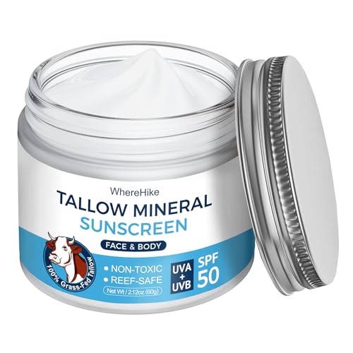 Best Natural Sunscreen Moisturizer - Top 5 Picks & Review 1 Stilip Organic Beef Tallow Sunscreen-SPF 50 with Zinc Oxide