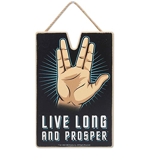Star Trek Vulcan Salute Wood Wall Decor