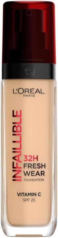 L'Oréal Paris Infaillible 32H Fresh Wear Base de Maquillaje, 145 Beige Rosé