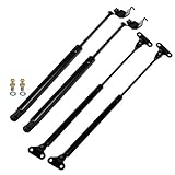 Maxpow Compatible With Toyota Land Cruiser 1990 1991 1992 1993 1994 1995 1996 1997 2 Hood and 2 Liftgate Lift Supports Struts Damper 4551L-R PM1047