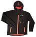 Produktbild FOX Black/Orange Softshell Jacke Angeljacke, Anglerjacke, Softshelljacke, wasserdicht & atmungsaktiv, Größe:M