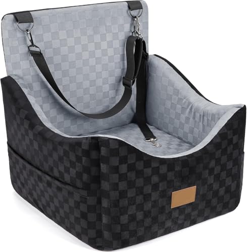 Supreouts Elevated Dog Car Seat for Small/Medium Dogs up to ...