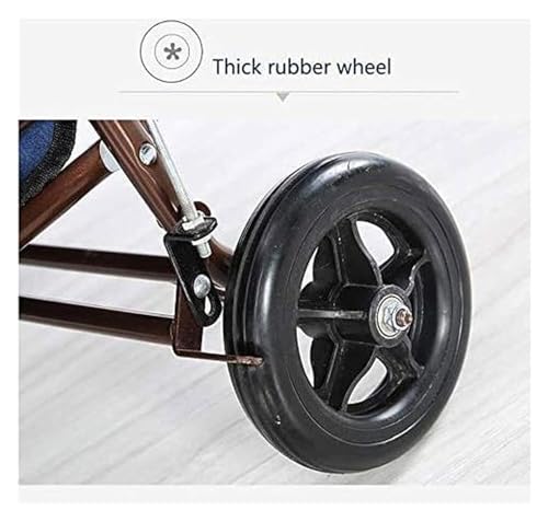 Déambulateur 4 roues pliable léger et confortable pour senior