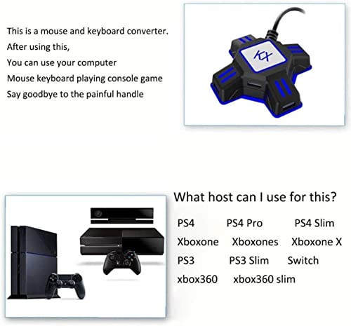 Sehawei Mouse Keyboard Converter, Game Controller Adapter For Usb 2.0 Mouse Portable Keyboard Adapter Compatible With Ps4/Xbox One/N-Switch/Ps3 #TOP3