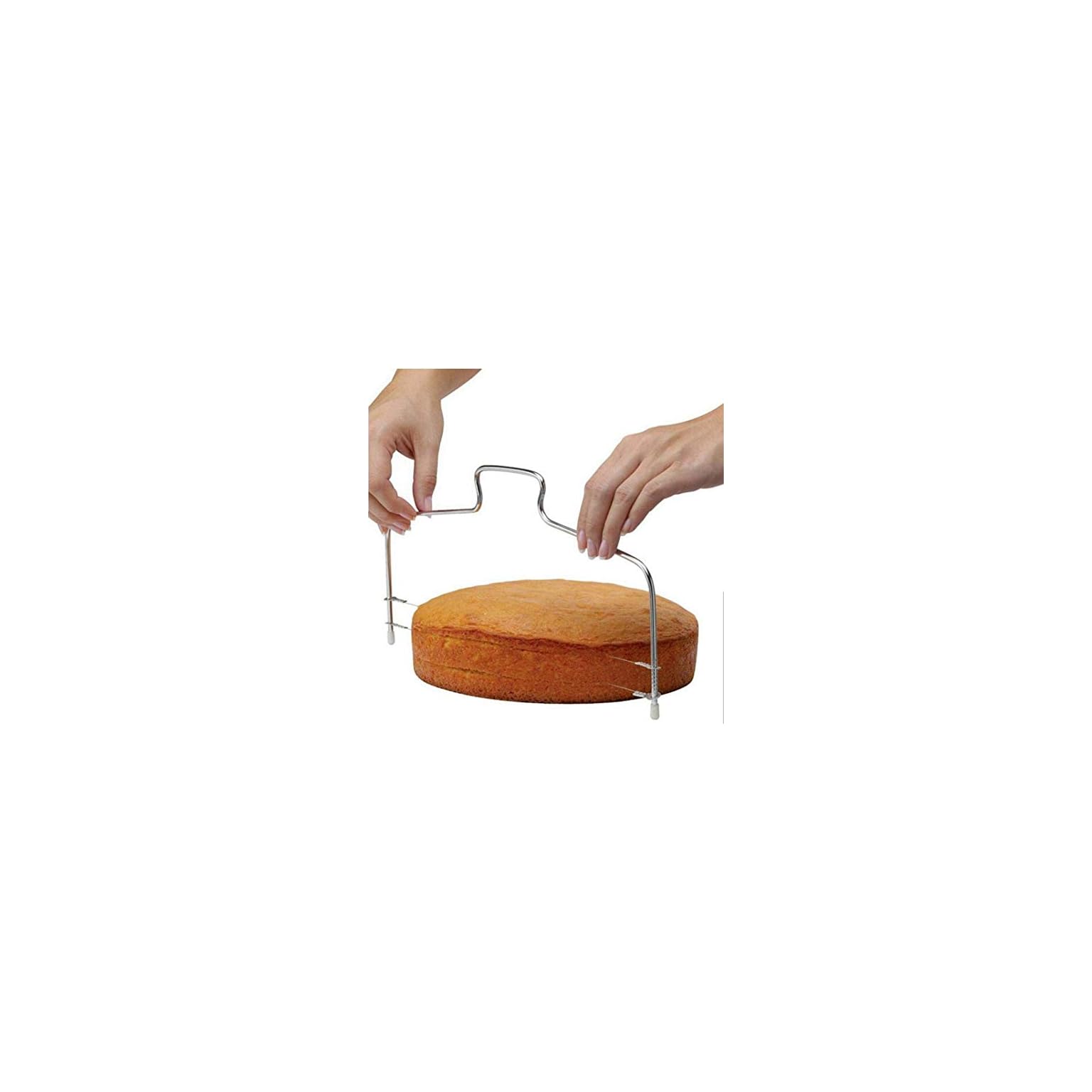 DifcuyAdjustableDoubleWireCakeLayerCutterSlicerDIYBakeryTool