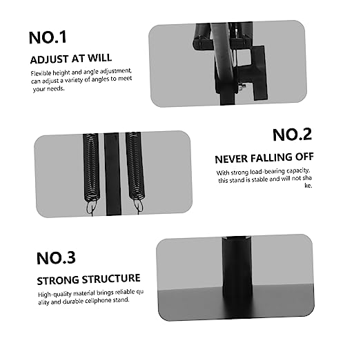 Support de téléphone pour visioconférence Operitacx noir stable anti fatigue visuelle - 3
