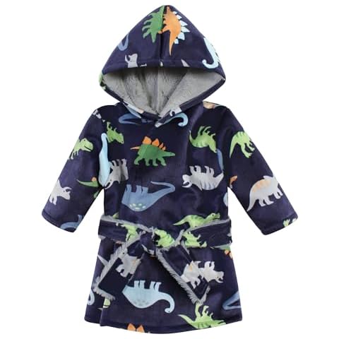 Hudson Baby Dinosaur Hooded Robe Cover