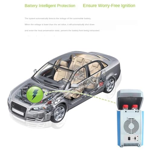 HAZARA Geluidsarme elektrische autokoeler, 7,5 l, auto 12v, geluidsarme auto-stekker in koeler, met koel- en verwarmingsfunctie koelkast voor auto, voor alle 12V-voertuigen - Image 7