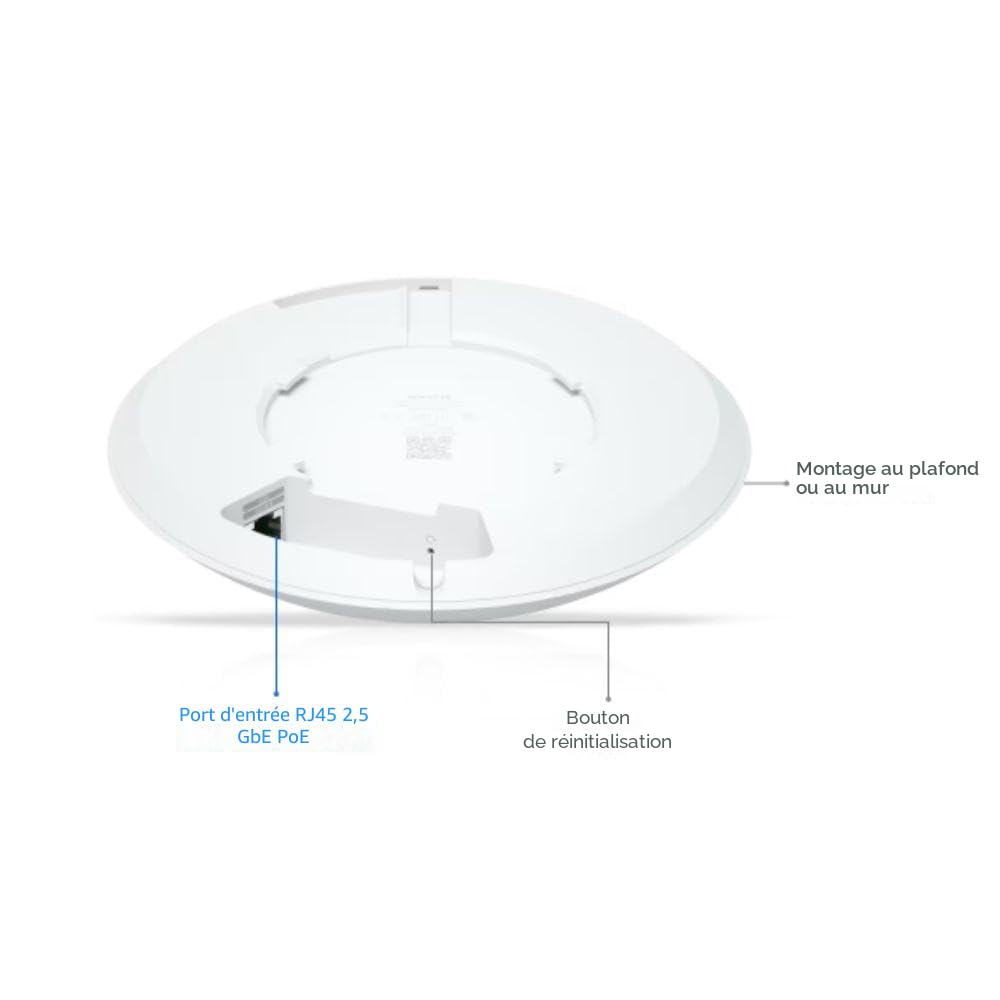 Ubiquiti UniFi U7 Long-Range Access Point WiFi 7 Dual-Band 7300Mbps PoE Blanco