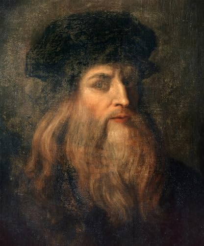 Pinturas murales Da Vinci en tela resistente con acabado retro de alta fidelidad