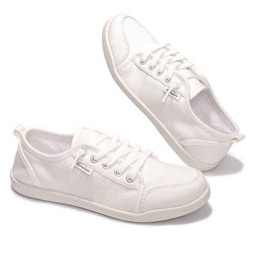 Womens Slip On Canvas Tennis Shoes