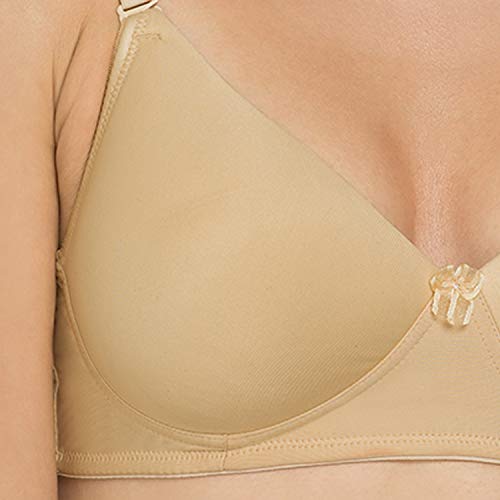 Image of Tweens - Heavily Padded Semi Push-Up Bra - Polyamide Fabric - 3 /4th Coverage, Wireless, Multiway Straps, Seamless - Everyday T-Shirt Bra