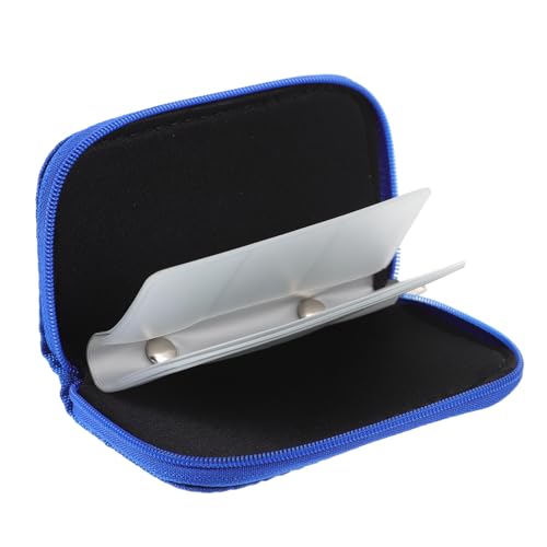 KONTONTY Memory Card Organizer Case Portable Slot Zipper Storage Bag for and Cards Lightweight and Design for Easy Carrying and Accessibility