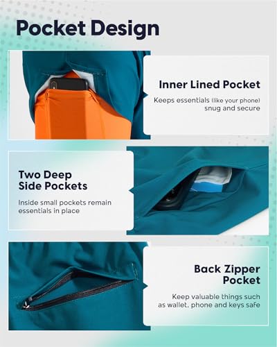 Image of maamgic Mens Workout Shorts 2 in 1 Stretch 5 inch / 7 inch Gym Shorts Running Shorts with Compression Liner Zip Pocket