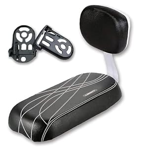 LIBRNTY Fietszitje voor kinderen, voetsteun voor fiets, achter, kinderzitje achter, kussen voor achterbank, voor mountainbikes