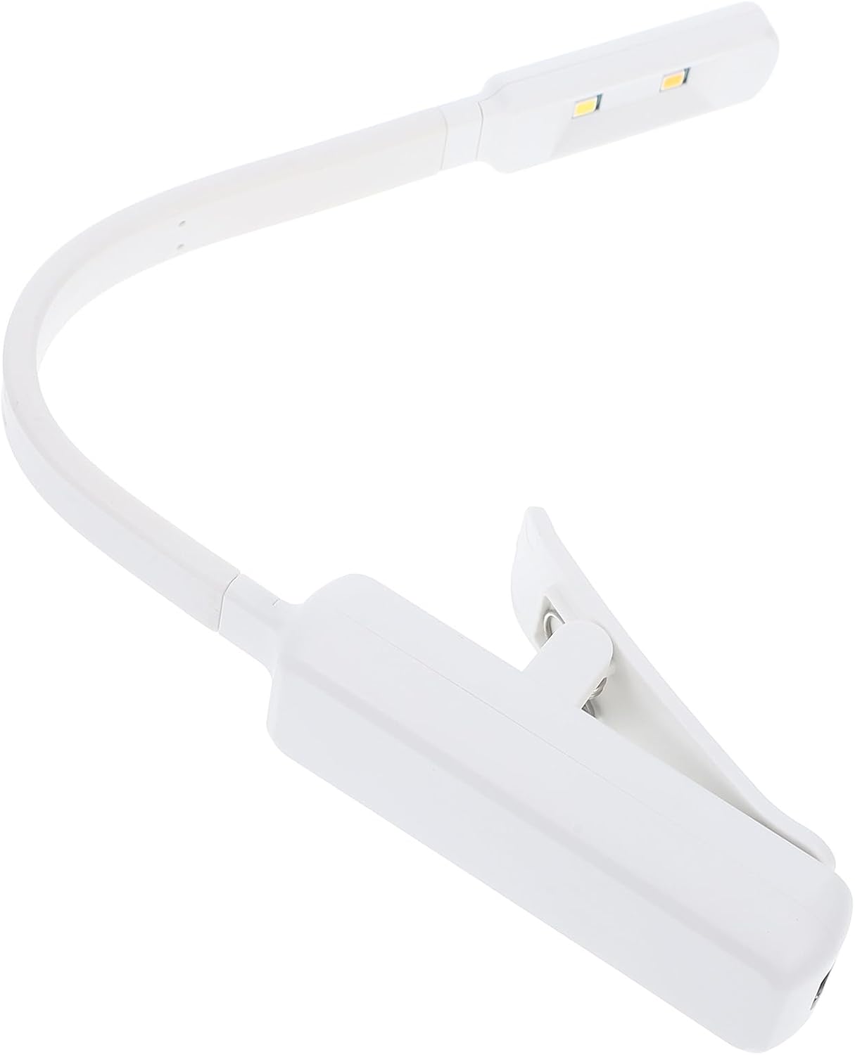 Rechargeable Clip-on Reading Light with Adjustable Brightness for Travel