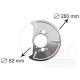 Brandneu Van Wezel 5870372 Spritzblech, Bremsscheibe