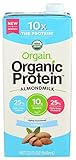 ORGAIN Organic Lightly Sweetened Vanilla Almond Milk, 32 FZ