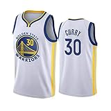  Basketball Trikot NB Golden State Warriors Stephen Curry Curry New Home Weißes Trikot Kinder Trikots Herren Basketball Weiß Advanced Fabrics-XXL