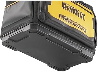 DEWALT Tool Bag, Water Resistant, Hard Bottom, 16-inch, Professional Tool Tote (DWST560103)