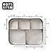 Bits Kits Stainless Steel Bento Box Lunch and Snack Container for Kids and Adults, 5 Sections