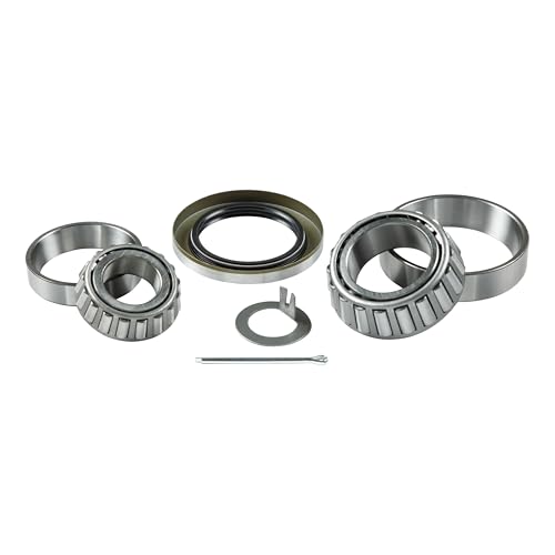 Lippert Trailer Bearing Replacement Kit for 6,000-lb. Axle Hubs with Inner & Outer Bearing Cones, Races, 2.25