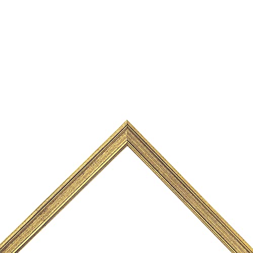 Museum Collection Piccadilly Artist Vintage Picture Frames - 9X12 Gold - 1 Pack Of Poster Frames For 3/4 Thick Canvas, Paper And Panels, Museum Quality Wooden Antique Photo Frame #TOP2