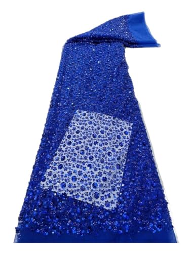 Dentelle florale perlée au mètre largeur 130cm tissu brodé pour jupe et loisirs créatifs