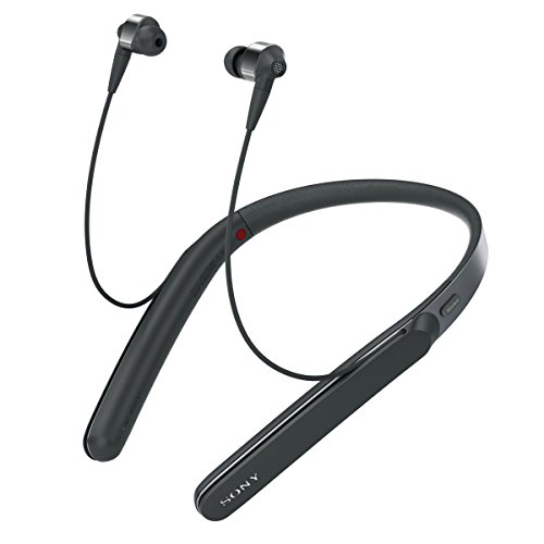 Sony Premium Noise Cancelling Wireless Behind-Neck in Ear Headphones - Black (WI1000X/B)