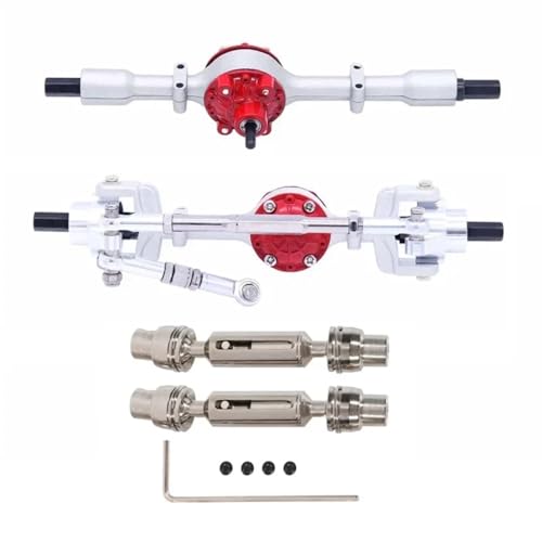 RC�J�[�A�N�Z�T���[ For WPL For C14 C24 C34 C44 C54 B14 B24 1/16 �����t�����g���A�A�N�X���ƃh���C�u�V���t�g�Z�b�g RC �J�[�A�b�v�O���[�h�p�[�c�A�N�Z�T���[(Silver B)
