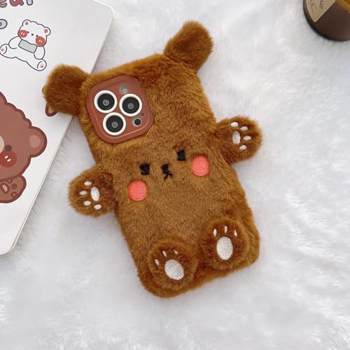 Coque pelucheuse Moto G 2025 5G protégeant du froid en hiver