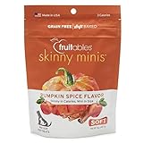 Fruitables Skinny Mini Dog Treats | Healthy Treats for Dogs | Low Calorie Training Treats | Free of Wheat, Corn and Soy | Pumpkin Spice | 5 Ounces