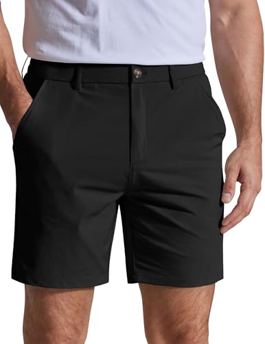 COOFANDY Mens Golf Shorts 7 Inch Inseam Quick Dry Shorts Stretch Running