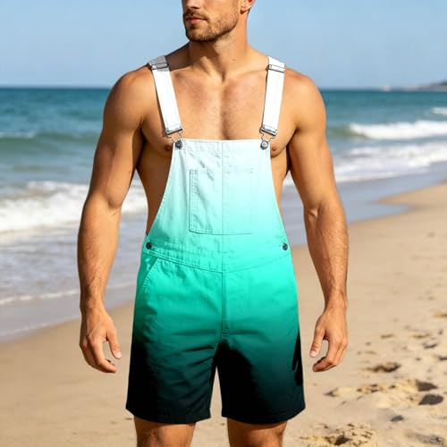 Mono degradado para hombre informal y cómodo para uso diario de verano 3
