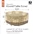 Classic Accessories Veranda Water-Resistant 94 Inch Round Patio Table & Chair Set Cover, Outdoor Table Cover