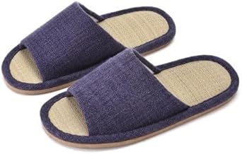 [ZAHADA] スリッパ 夏用 い草 竹 インソール 涼しい 蒸れない ひんやり おしゃれ 畳 滑りにくい 竹スリッパ 室内履き ルームシューズ 夏 リネン 亜麻 レディース メンズ ベランダ サンダル