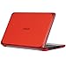 iPearl mCover Hard Shell Case for 11.6" ASUS Chromebook C202SA Series Laptop (Red)
