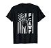 Funny F CAW F Crow with USA Flag T-Shirt, Men, Black, Large