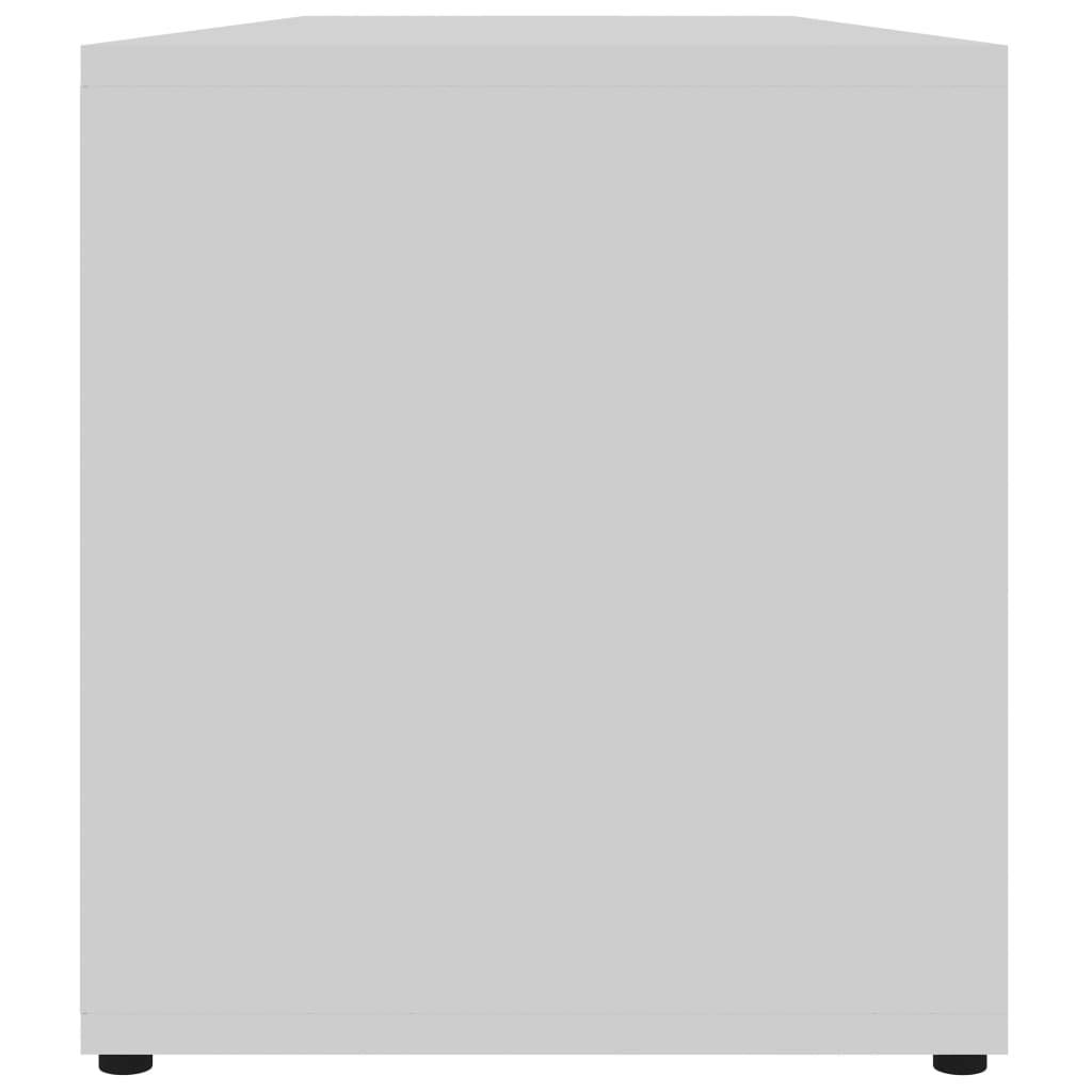vidaXL Mobile Porta TV Bianco 120x34x37 cm in Legno Multistrato