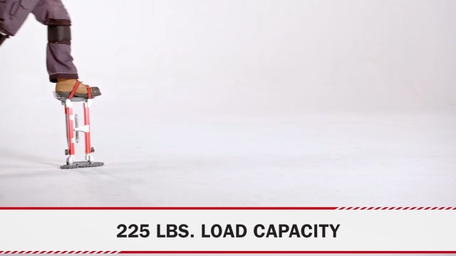 Metaltech I-BMDS1830 BuildMan Grade 18-in. to 30-in. Drywall Stilts 2-Pack, Anodized Aluminum Stilts for Adults, Drywall Tools for Home Improvement, Paint Stilts with Anti-Fatigue Comfort Straps