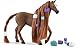 Schleich Horse Club Sofia's Beauties English Thoroughbred Mare Toy Horse Set for Girls and Boys with Brushable Hair and Accessories, 14 Pieces, Ages 4+