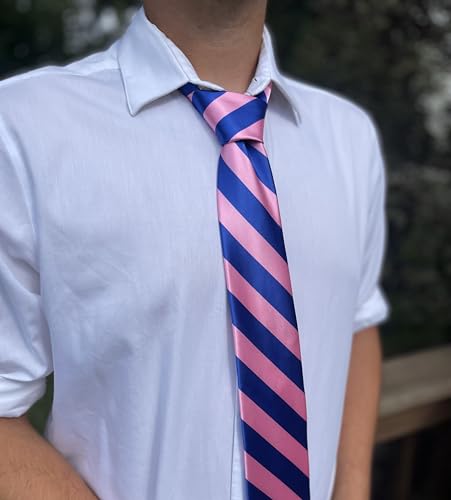 Image of tiemart Men's Striped Tie Standard Length