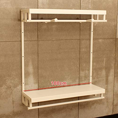 Cintres en bois premium et étagère à vêtements murale design Woody
