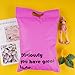 RUSPEPA Poly Mailers 10x13 Inch Hot Pink with Build-in Handle Shipping Bags 3 Mil Pretty Thick Self Adhesive Mailing Envelopes - 50 Pack
